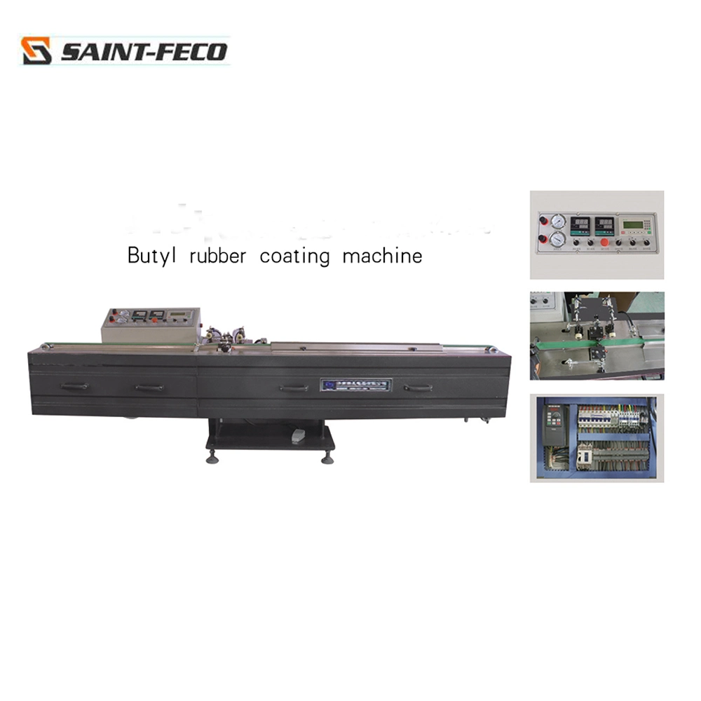 Adjustable Speed Butyl Extruder Hot Melt Insulating Glass Butyl Rubber Coating Machine